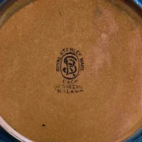 Royal Stanley Ware  C & Co Jacobean
Floral Blue and Purple Bowl - Picture 4 of 12